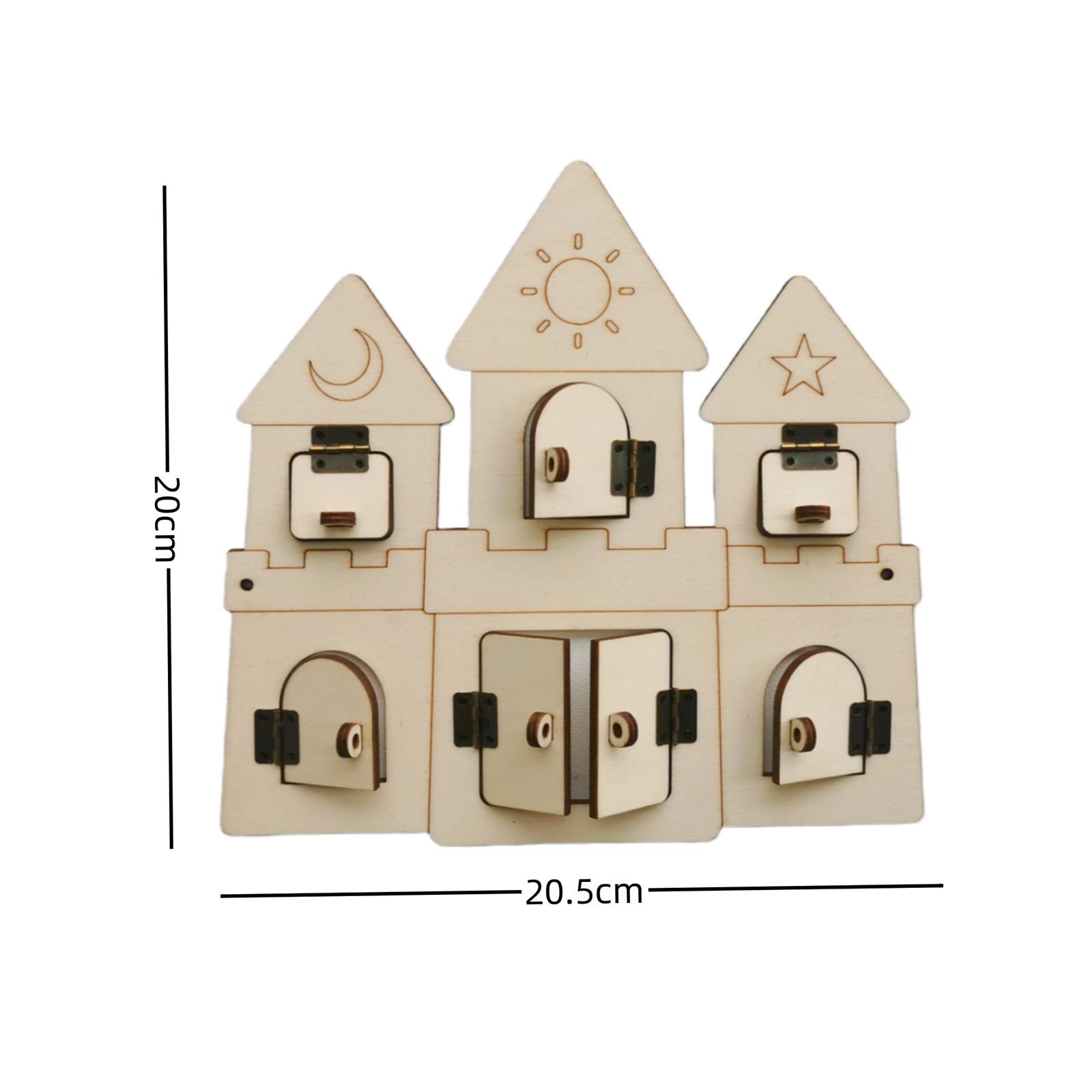 กระดานกิจกรรมไม้ DIY อุปกรณ์เส - Montessori Wooden Busy Board Toddler บทวิจารณ์และราคา