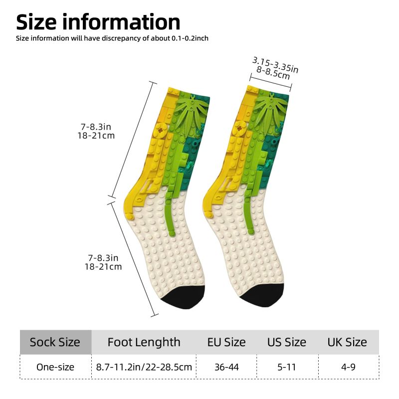 ถุงเท้าลายบล็อกตัวต่อสีรุ้งสำห - Building Blocks บทวิจารณ์และราคา