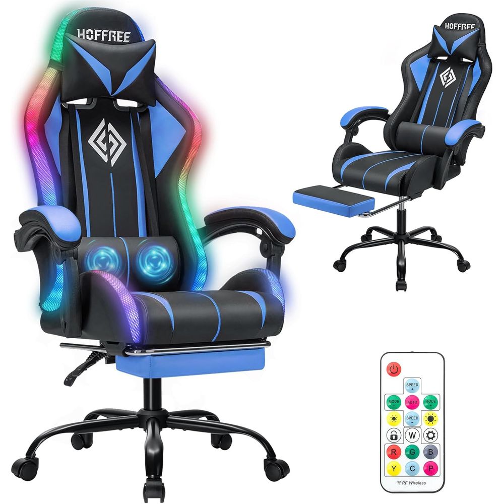 เก้าอี้เกมมิ่ง LED พร้อมไฟ RGB - Video Games บทวิจารณ์และราคา