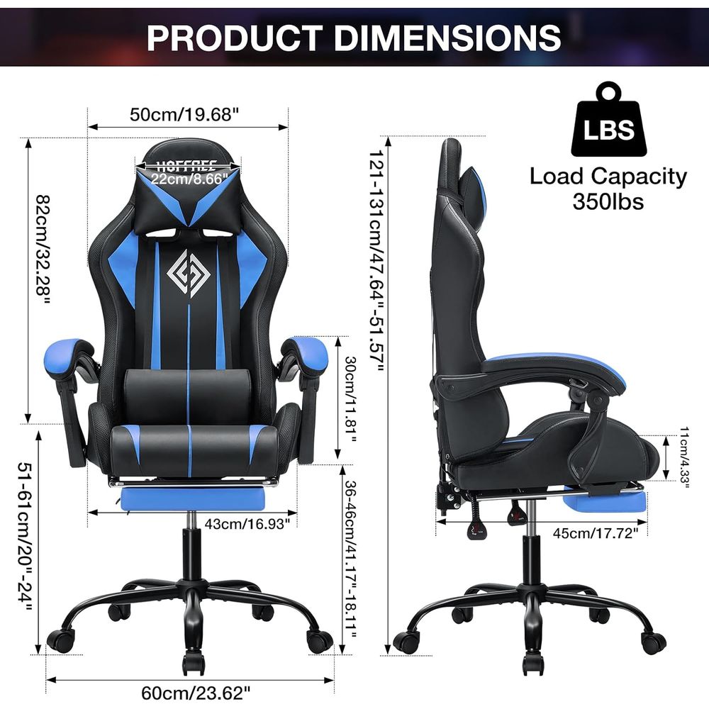 เก้าอี้เกมมิ่ง LED พร้อมไฟ RGB - Video Games บทวิจารณ์และราคา